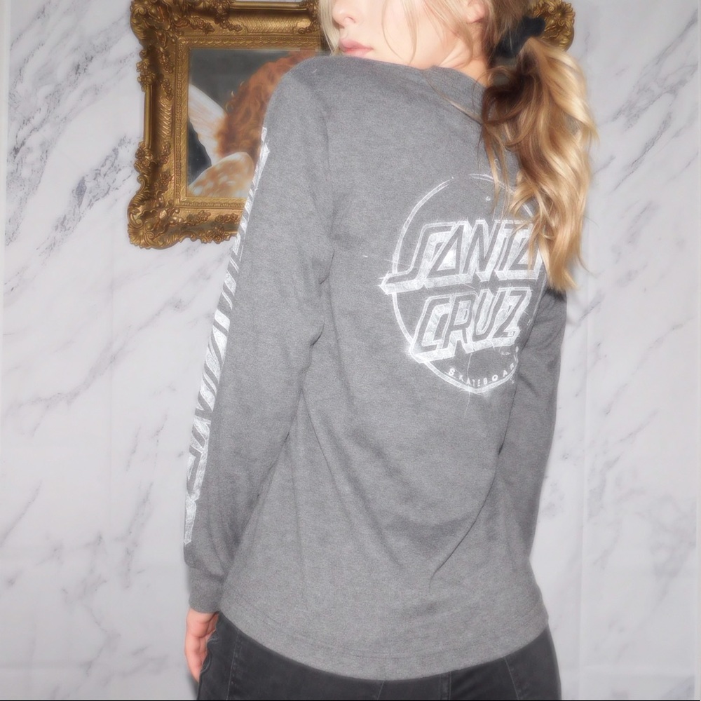 Santa Cruz Grey Long-sleeve Size S